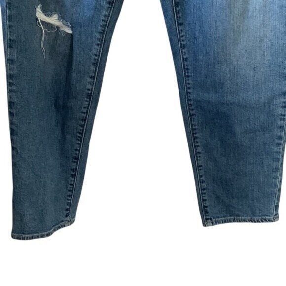Lucky Brand High Rise Mom Jeans Drew 6/28 Ankle Medium Wash Denim Womens Casual - Picture 8 of 14